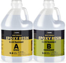 TAKIMO 1 Gal 3X UV Resistant Crystal Clear Epoxy Resin Kit, 1:1 High Gloss — 1
