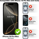 ACANDYA for iPhone 16 Pro Max Case Wallet Clear with Credit Card Holder — 2