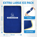 Extra Large Reusable Ice Pack for Injuries, Gel Ice Pack for Back Pain - Extra Large (23"×15") — 3