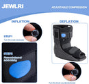 Jewlri Walking Boot for Sprained Ankle, Short Air Walker Fracture Boot, S — 4