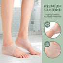 Heel Protectors Height Increase Insole Silicone Invisible Heel Lift Shoe Insoles, Shock Absorption Cushion Support for Men and Women Half Shoe Pad, 1.57 in — 3