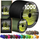 Paracord Rope 550 lb 4mm – Parachute Cord – Utility Camping Rope — 1