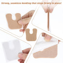 36 Pieces U Shaped Felt Callus Pads Horseshoe Pad Metatarsal for Foot Pain Relief Protect Calluses from Rubbing On Shoes Foot Pads for Calluses and Bottom of Foot Men Women 5