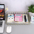 BTSKY Multipurpose A4 File Tray Wire Desk Tray Organizer, Gold — 2