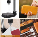Leather Press Hole Puncher Upgraded Hand Punching Machine for DIY Leather Craft Punching Holes Cutting,Forming Pressing,Install Rivets and Snap Buttons — 4