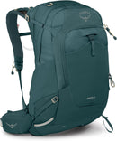 Osprey Manta Men's Hiking Backpack with Hydraulics Reservoir - Hydration Pack with Water Bladder | Torrent Blue | 34L — 1