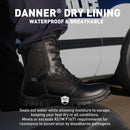 Danner mens Lookout Side-zip 8" BlackMilitary & Tactical Boot — 5