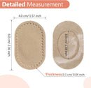 Nuanchu 60 Pcs Bunion Cushions Self-Adhesive Bunion Pads, Khaki, M — 2