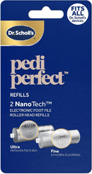 Dr. Scholl’s NanoTech Roller Replacement Heads, Pedi Perfect Pro Foot File — 1