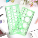 Tamaki Circle Template, Geometric Drawings Stencils, 2 Pack — 7