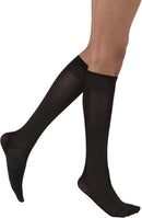 JOBST BSN Medical 115610 Jobst Opaque Compression Hose, Knee High, 20-30 mmHg, Closed Toe, Petite, Large, Classic Black | Large Petite — 1