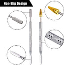 Mudder 2 Pcs Leather Edge Dye Pen Leather Edge Paint Tool, Double Head — 3