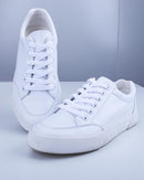 Teskyer Shoe Laces for Sneakers, 4 Pairs Flat Shoelaces | White — 6