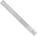 Pacific Arc Stainless Steel Ruler with Inch and Pica Measurements, 12 Inches Cork Backed — 1