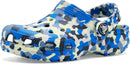 Crocs Kids Classic Watercolor Marbled Clog – Glow Light/Multi Confetti — 1