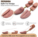 Cedar Shoe Trees for Men, Wood, Split Toe, Sizes 7-14 — 6