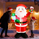 6 FT Christmas Inflatable Santa Claus with Gifts and Candy Outdoor Decor Christmas Blows up Yard Decoration with Built in LED Lights for Indoor,Holiday,Lawn,Yard — 7