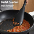 3 PACK Silicone Cooking Spoon Spatula for Nonstick Cookware, Heat‑resistant — 3