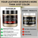 Leather Recoloring Balm and Leather Repair Kit for Furniture, Beige Leather Dye for Couches, Car Seats, Leather Paint & Stain for Sofa — 2