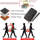GOIACII Women's Wallet RFID Blocking Leather Wristlet — 5