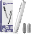 LINKEVAP Electric Callus Remover for Feet, Professional Pedicure Kit Foot Scrubber for Dry, Dead, Cracked, Hard Skin, at Home Feet Spa Care Kit for Men & Women (Cold White) — 1