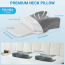FSA Eligible CPAP Pillow for Users to Reduce Air Leaks & Mask Pressure - Dark Grey — 2