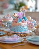 Mermaid Themed Birthday Candles, Number 7 Girls Glitter Birthday Party Supplies,Anniversary Party Decor,2.87 inch Cake Topper Decorations (Mermaid Themed, Number 7) — 4