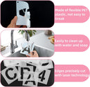 3 Inch Large Reusable Plastic Letter Stencils & Number Stencil (Template 4 Inches Long, Font 3 Inches), 36 Pcs Alphabet Art Craft Set for Wood,Wall,Rock,Signage,Door Porch,Chalkboard,DIY Projects ﻿ — 3
