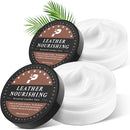 PERPOTAO Leather Conditioner - 2 Pack, All-In-One Leather Care Treatment Salve