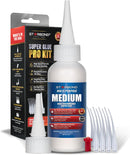 Starbond Medium Super Glue Pro Kit (2 oz) – Strong, Fast, All-Purpose CA Glue (Cyanoacrylate Adhesive) – with… — 1