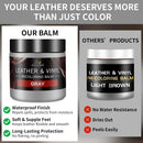 Leather Recoloring Balm and Leather Repair Kit for Furniture, Gray Leather Dye for Couches, Car Seats, Leather Paint & Stain for Sofa — 2