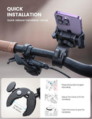 Lamicall Motorcycle Bike Phone Mount, 1s Lock Bike Phone Holder — 6