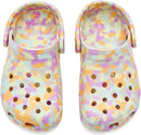 Crocs Kids Classic Watercolor Marbled Clog – Multi Glow Confetti — 2