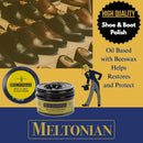 Meltonian Cream Shoe Polish, Boot Polish, Leather Shoe Polish Oil Based with Beeswax, Restores and Protects, Over 60 Colors | Burgundy — 5