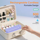 PPESULK 34 LEDs Cordless UV Light for Resin with LCD Timer Display, 3000mAh Rechargeable Fast Curing UV Resin Lamp,… — 5