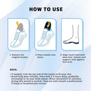 FEELLIFE Plantar Fasciitis Insoles, High Arch Support Inserts for Men Women, Heavy Duty Flat Feet Pain Relief Orthotics for Athletic Shoes & Work Boots for All Day Standing [Men 9-9.5|Women 11-11.5] - Blue — 7