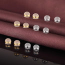 DELECOE 12pcs Soft Silicone Earring Backs for Studs Silver&Gold Belt Rubber Earring Backs Replacements… — 2