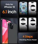 SPIDERCASE Magnetic for iPhone 15 Case, Black — 2