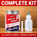 Berkland Acrylic Bonding Cement, 4 oz with Applicator Bottle — 5
