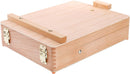 DEAYOU Wood Tabletop Easel Storage Box, Beechwood Portable Sketchbox for Painting, Adjustable Wooden Desktop Drawing Easel Case for Art Supplies, Painters, Adult, Student, Artist, Beginner — 5