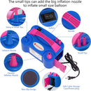 IDAODAN Electric Balloon Pump, Portable Electric Balloon Blower Machine Inflator Air Pump for Party Decorations | Blue Red — 2