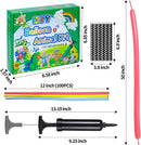LXZFCRG Long Balloons with Pump, Premium Latex Twisting Balloons animal kit, Birthday Gifts for Girls and Boys Arts and Crafts Pastel Color 100Pcs — 2