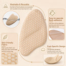 Metatarsal Pads for Women, Ball of Foot Cushions 2 Pairs, Non Slip Gel Shoe Inserts Heel Inserts, Fatigue & Foot Pain Relief Heel Pads, One Size Fits All 3