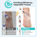 COSLUS C43 Professional Manicure Pedicure Kit with Upgrade Wider Grinder - White — 2