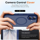 TAURI for iPhone 16 Case, Compatible with MagSafe, Blue — 5