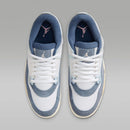 Air Jordan 4 RM Men's Shoes (FQ7939-060, Black/Anthracite/Varsity Red) - White/Diffused Blue/Ashen Slate/Prism Pink — 4