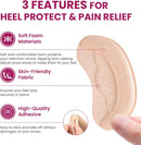 Welnove Heel Pads for Women Men Shoe - Large Area - 4 Paris Heel Grips Inserts Prevent Slipping, Rubbing, Blisters, Foot Pain, Improve Heels, Pumps, Shoe Fit - Feet Protector for Shoes Too Big — 3