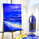 Nicpro Ultramarine Blue Large Acrylic Paint (69oz, 2040ml), Rich Pigments | 69 Fl Oz (Pack of 1) — 6