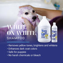 Chris Christensen White on White Whitening Treatment Dog Shampoo (16OZ) — 2