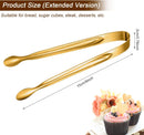 Gejoy 12 Pieces Mini Tongs Stainless Steel Small Sugar Serving Tongs for Charcuterie Board Appetizers Dessert… — 4
